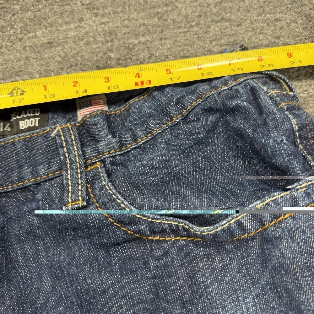 Ariat M4 Relaxed Boot Cut Flame Resistant FR Work Jeans Mens 40x32 Blue Workwear